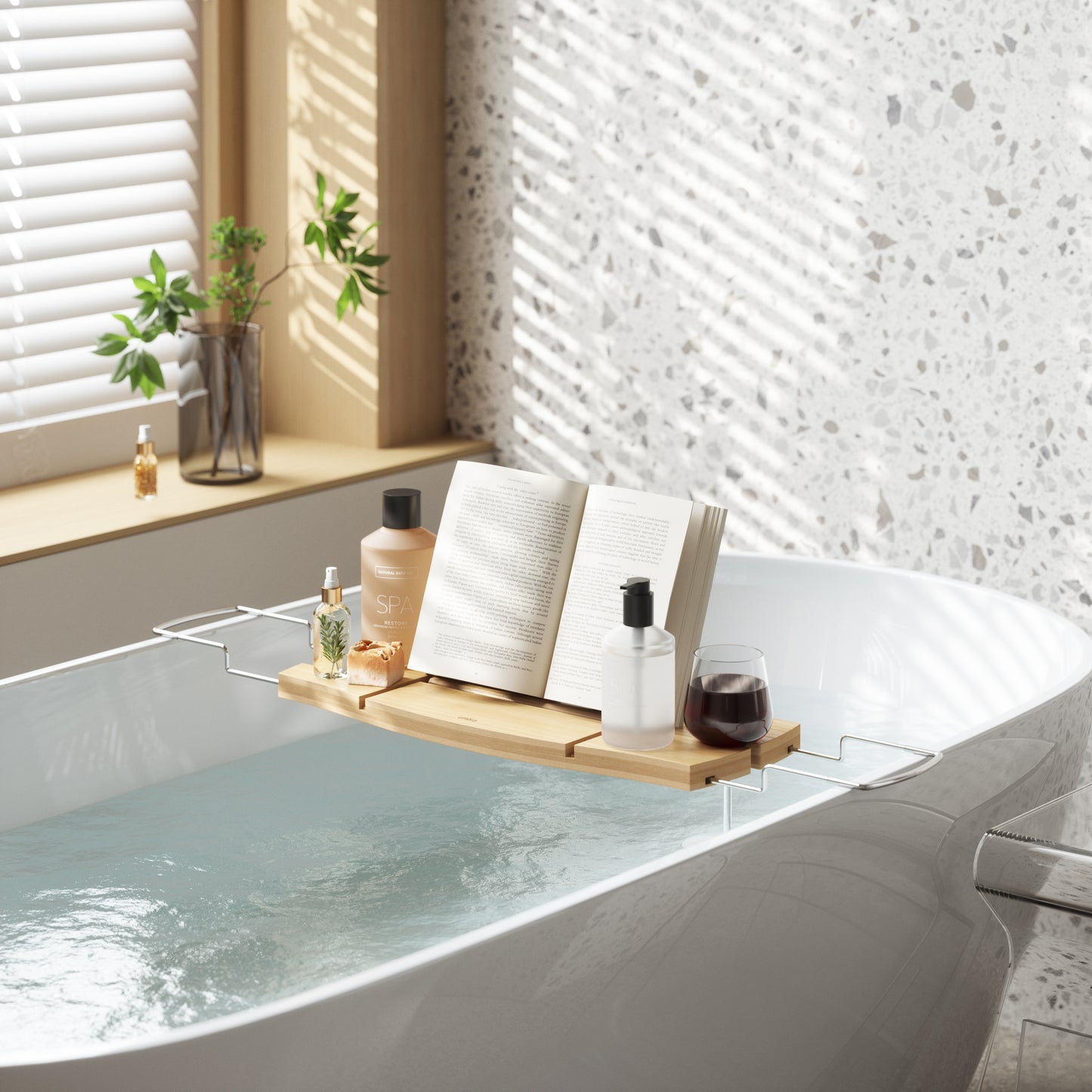 Aquala Bathtub Caddy - Natural