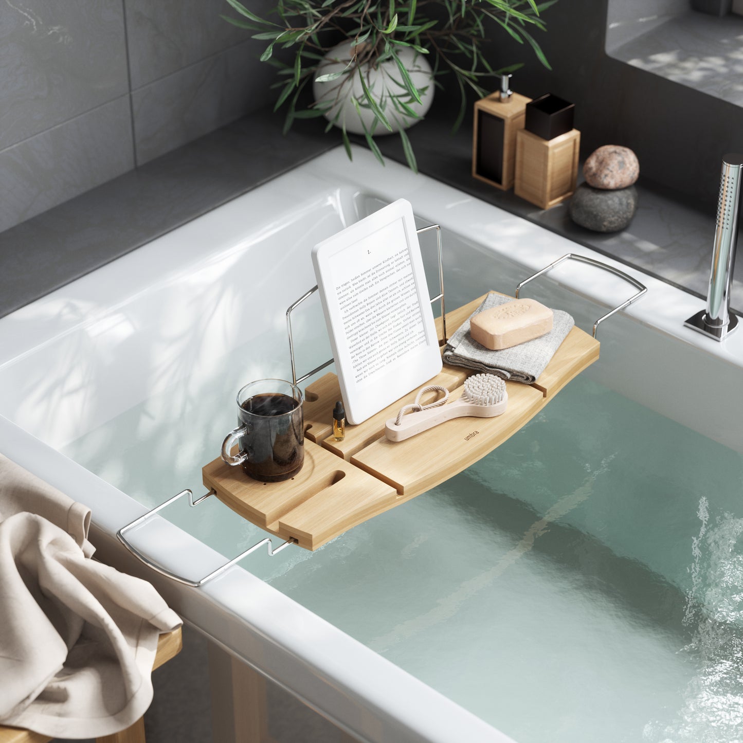 Aquala Bathtub Caddy - Natural