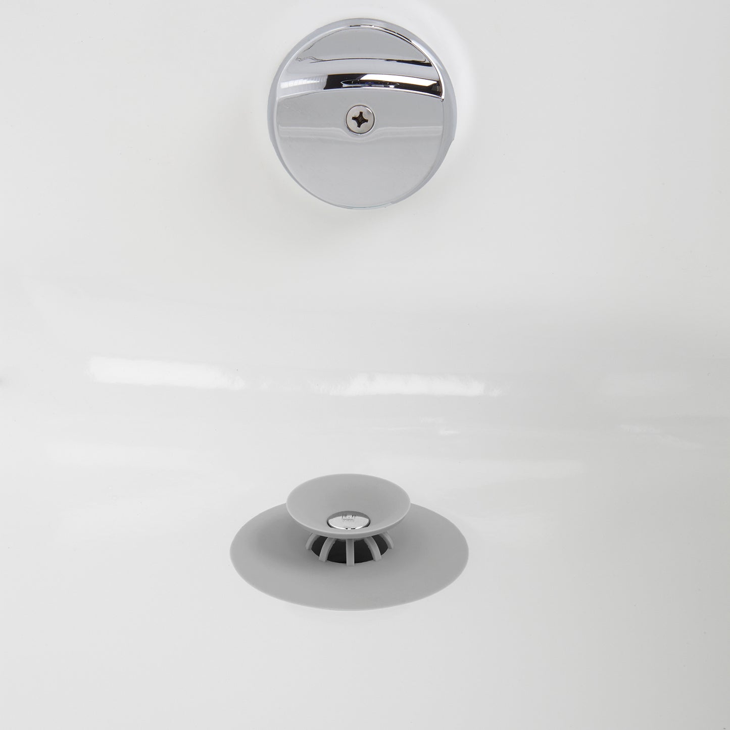 Flex Drain Stop/Hair Catcher - Grey