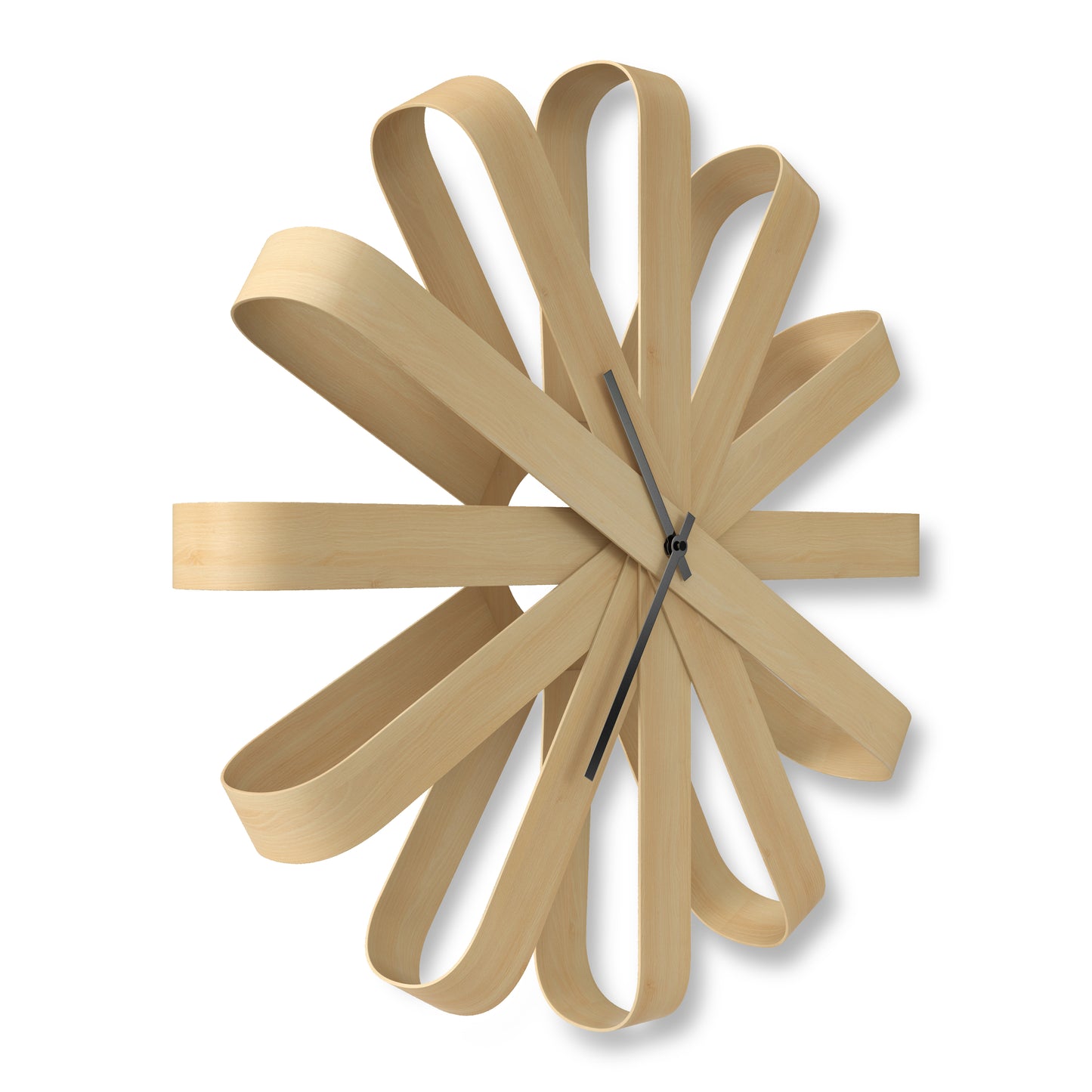 Ribbonwood Wall Clock (Large) - Natural