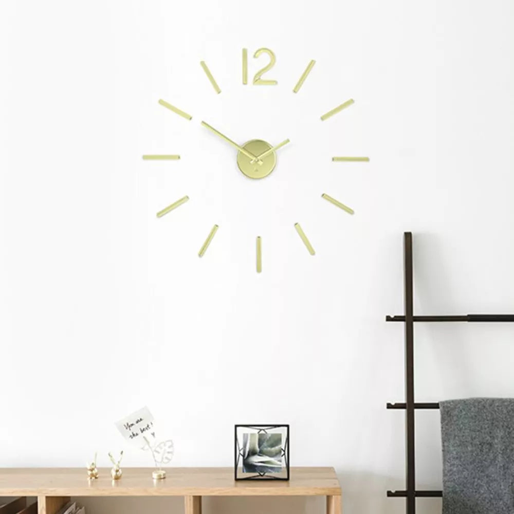 Blink Wall Clock - Brass