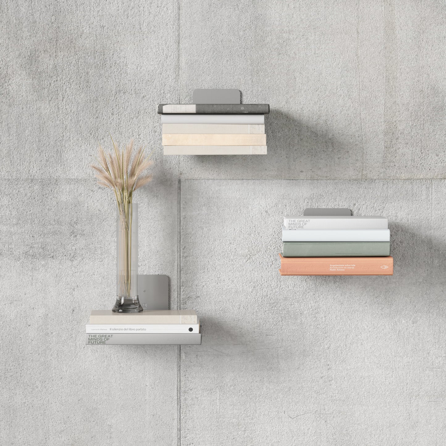 Conceal Shelves 3-Pack Large - Silver