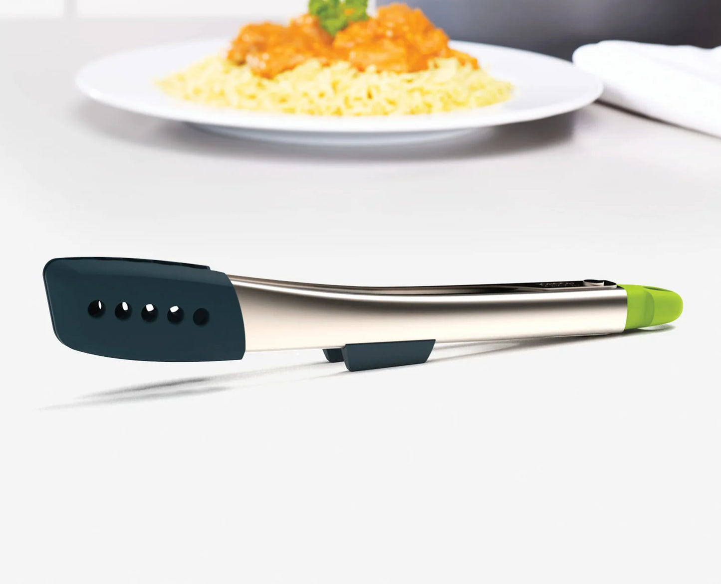 Elevate Silicone Steel Tongs