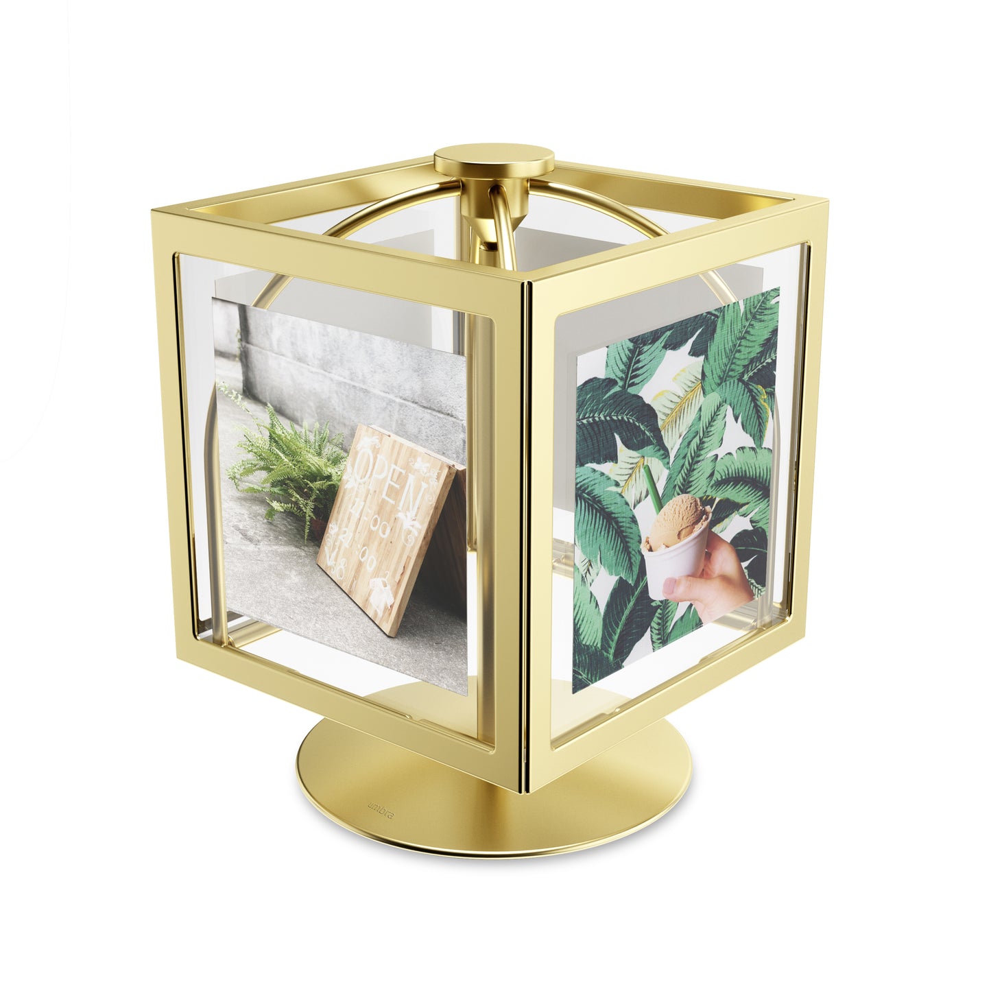 Rocker Photo Display - Matte Brass