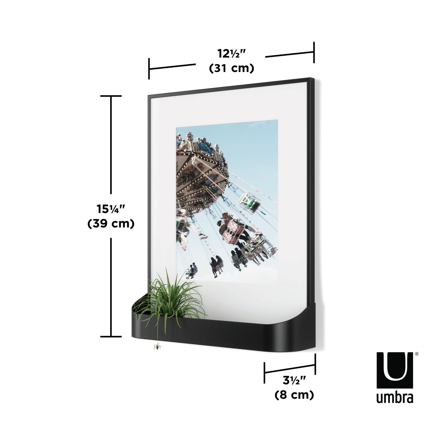 Matinee Photo Display 20 x 25cm - Black