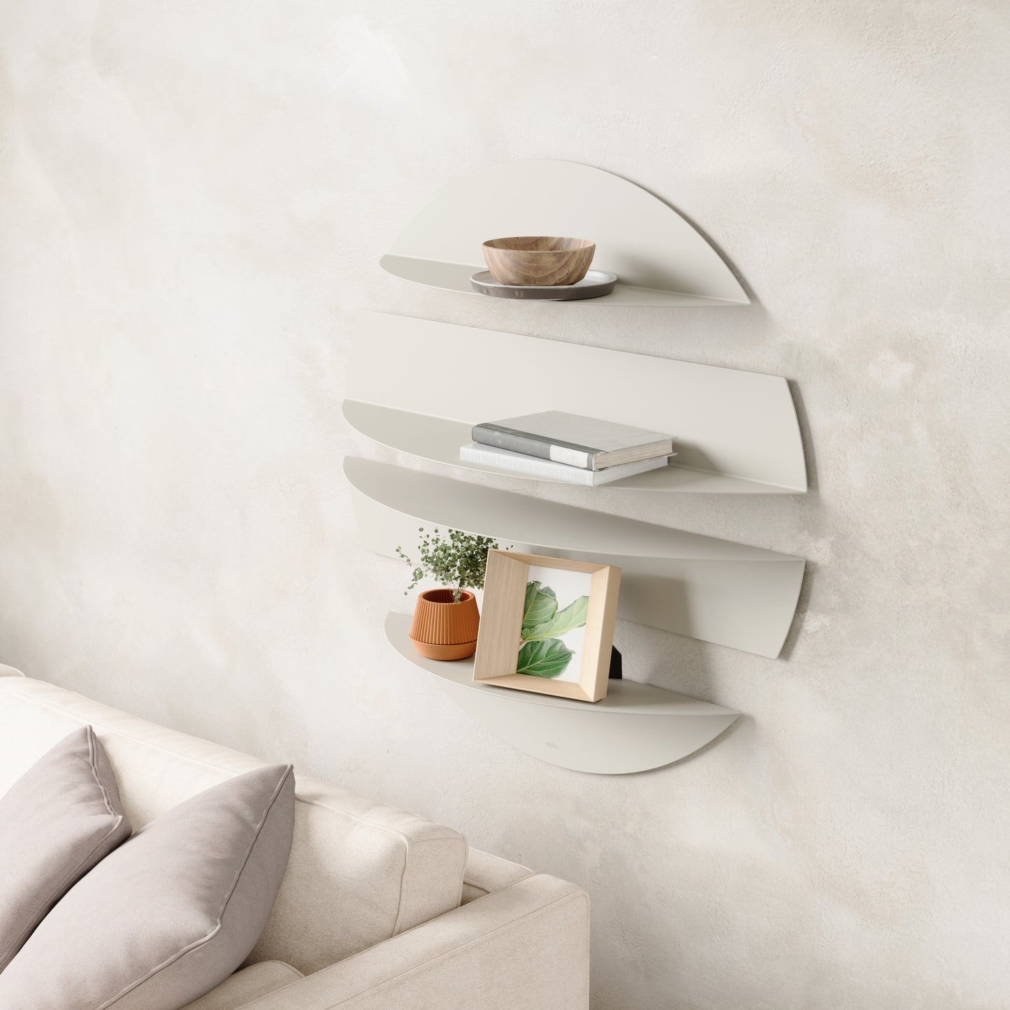 Solis Shelves 4-piece - Stone