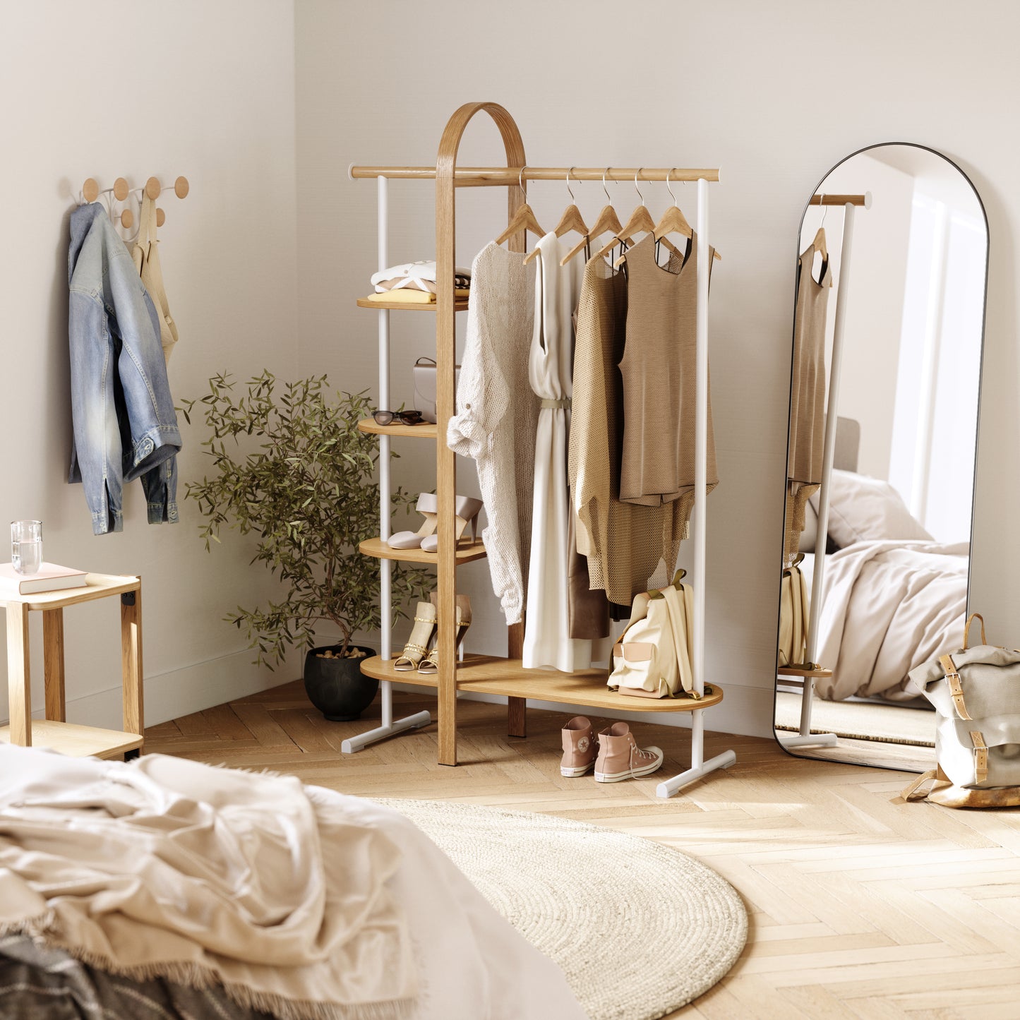 Bellwood Garment Rack - Natural