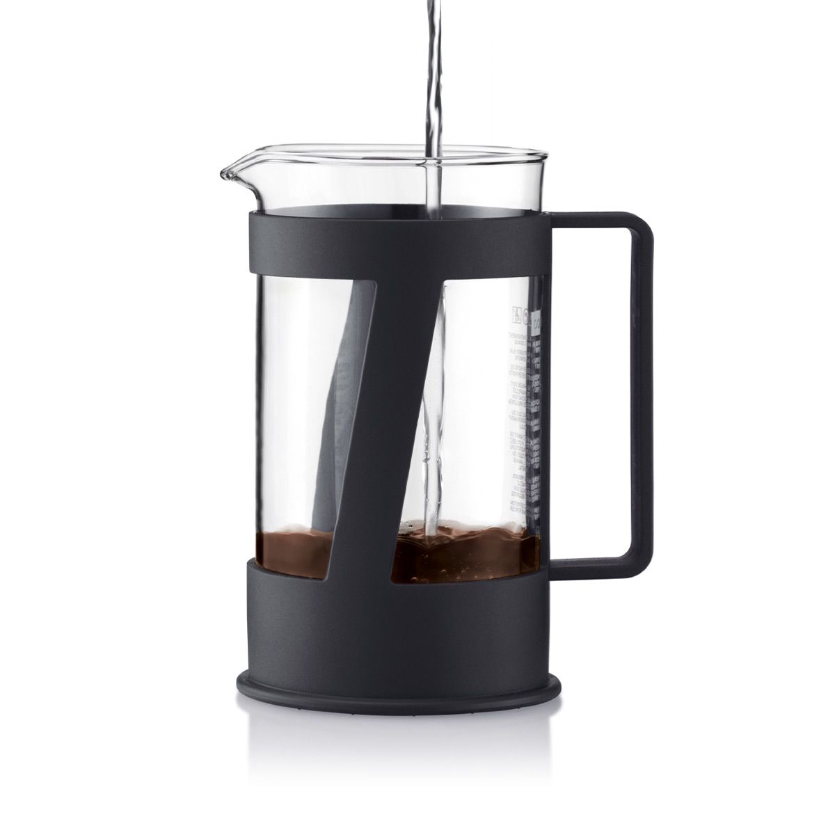 Crema French Press Coffee Maker 8 Cup, 1.0L/34oz - Black