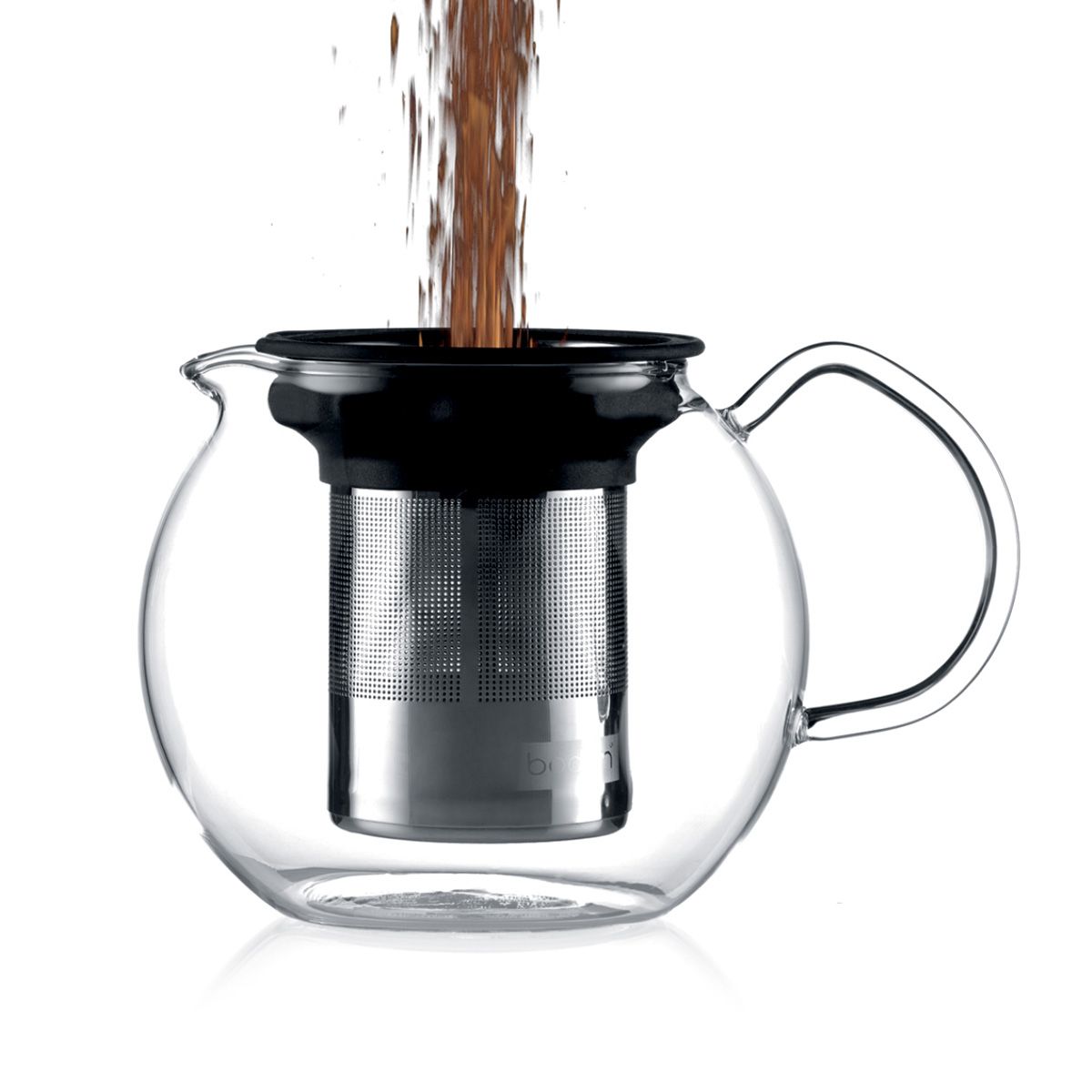 Assam Tea Press with Stainless Steel Filter, 1.5L/51oz - Chrome Shiny