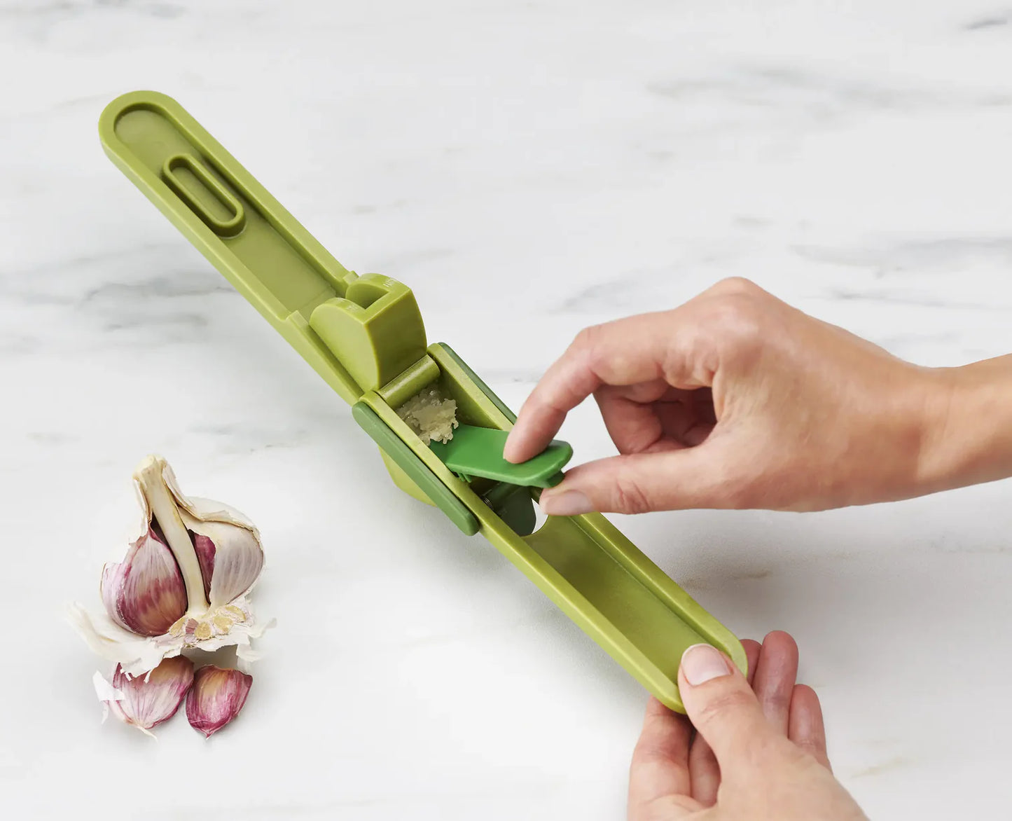 Cleanforce Garlic Press - Green