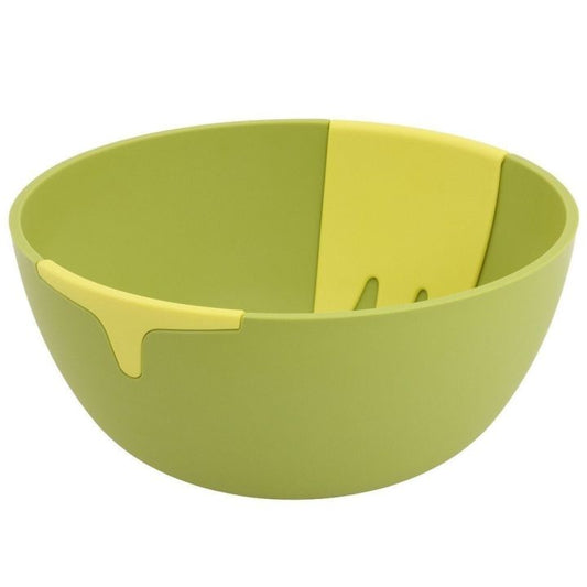 Hands On Salad Bowl with Integrated Servers - Green