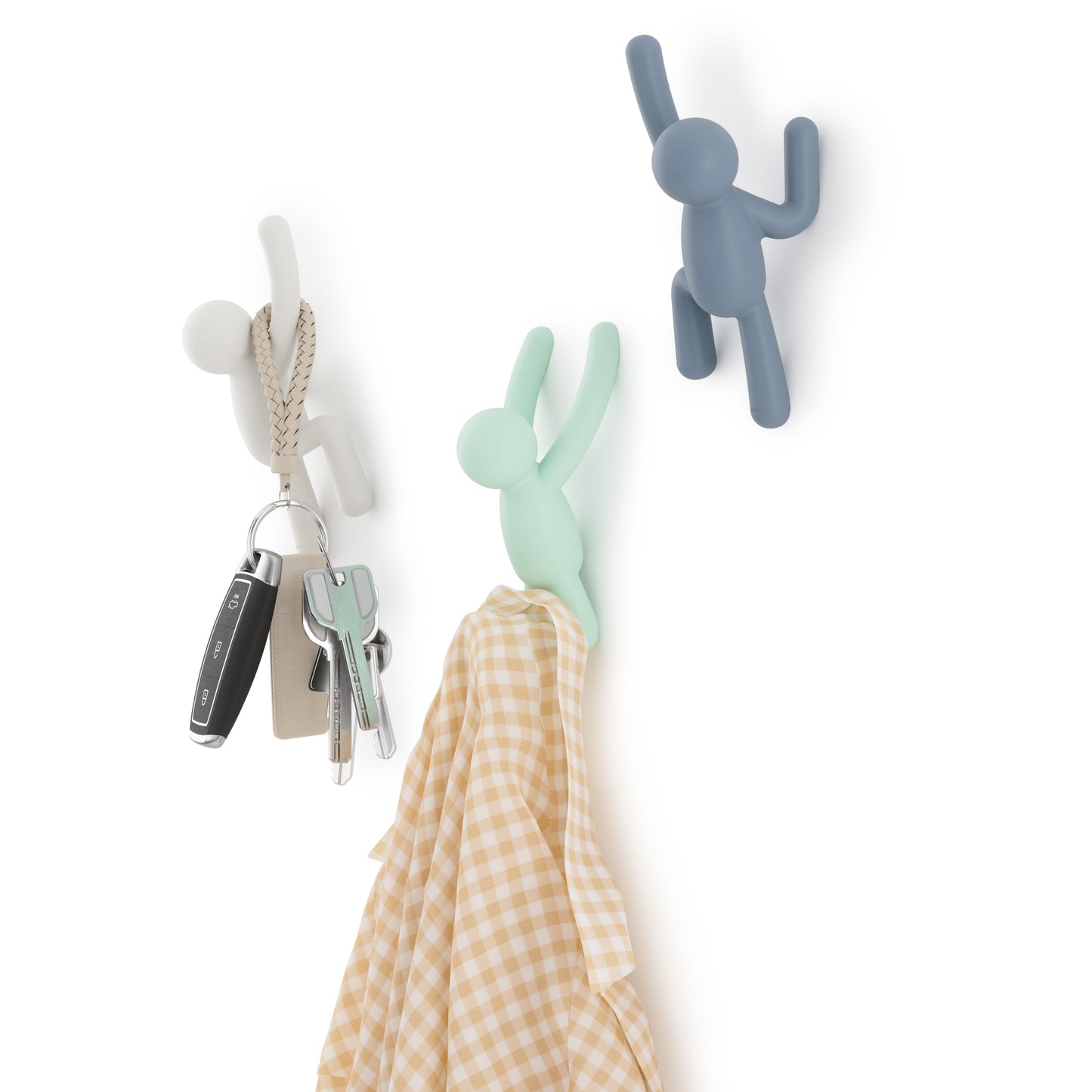 Buddy Hooks (Set of 3) - Multi