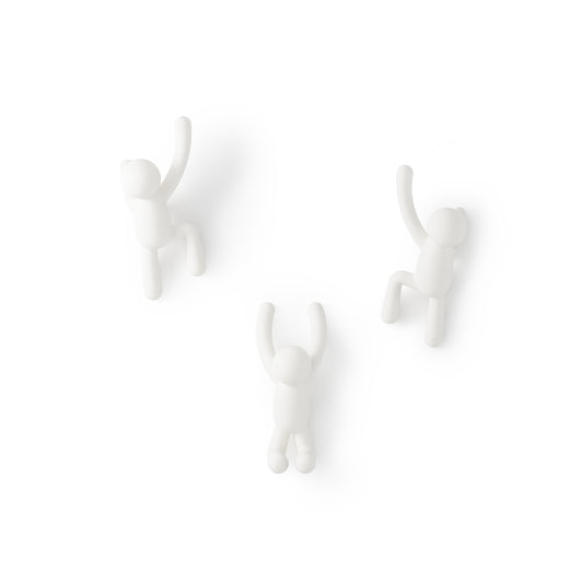 Buddy Hooks (Set of 3) - White