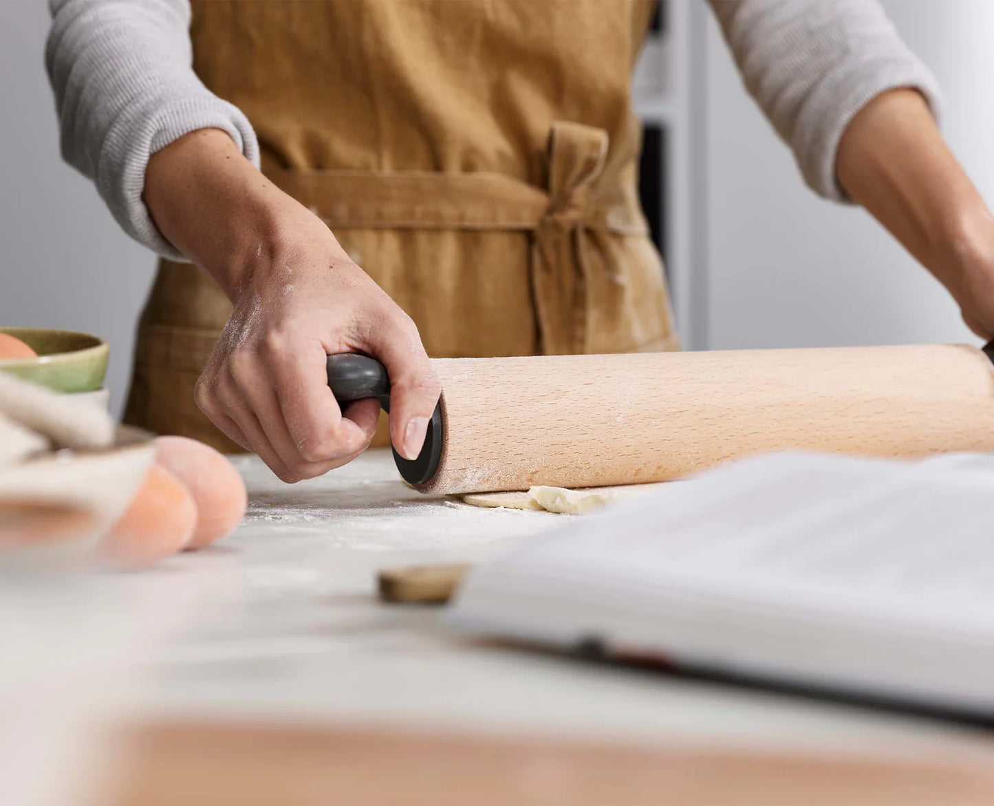 Grip-Pin Ergonomic Rolling Pin - Grey