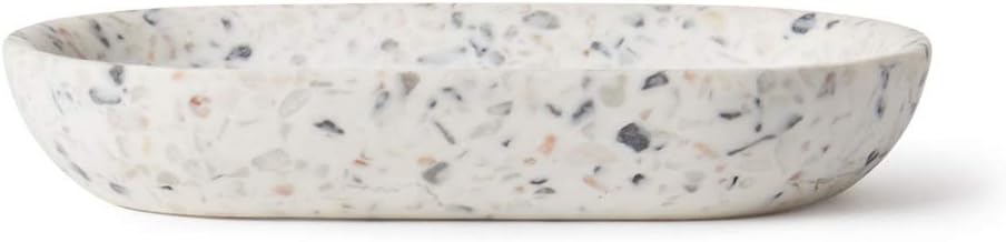 Junip Oval Soap Dish Terrazzo - Grey/Multi