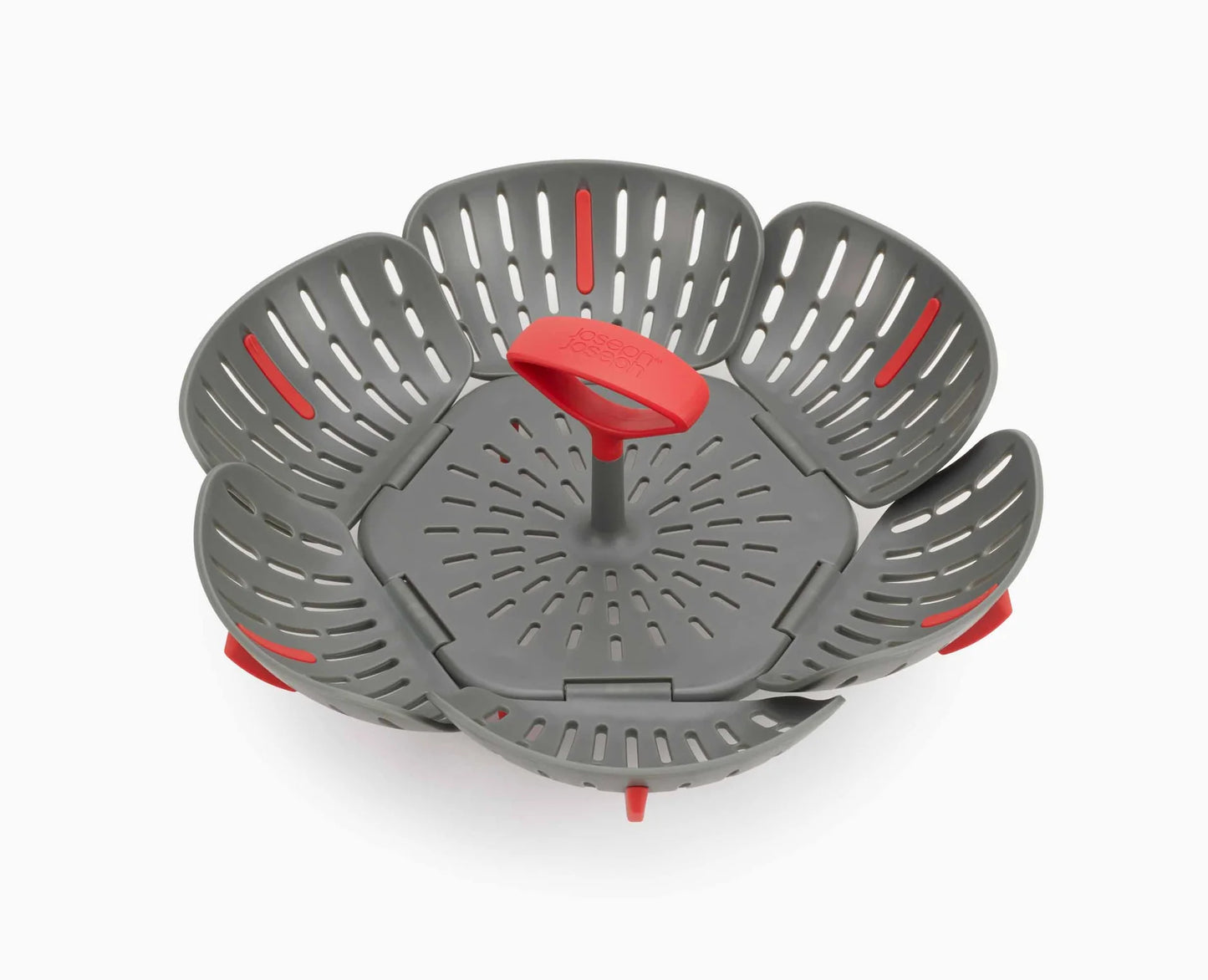 DUO Folding Streamer Basket - Grey/Red