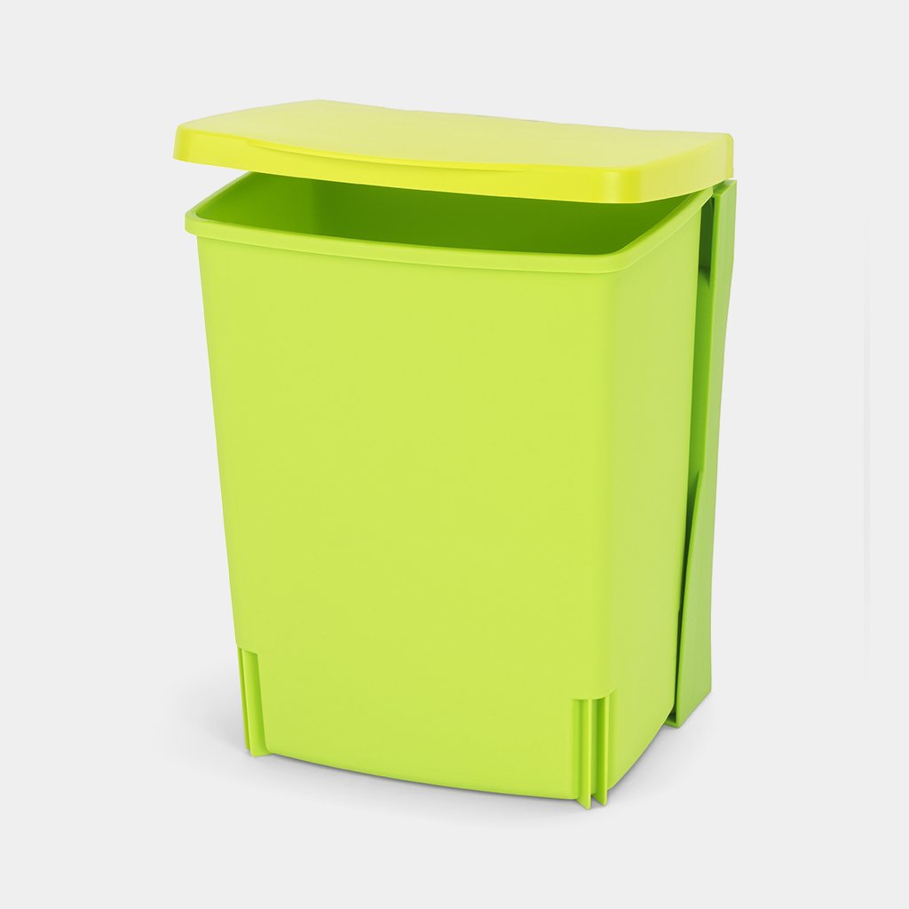 Built-in Bin 10L Rectangular - Apple Green