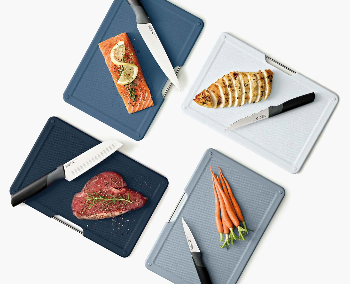 Folio Plus 8-piece Knife&Board Set - Graphite