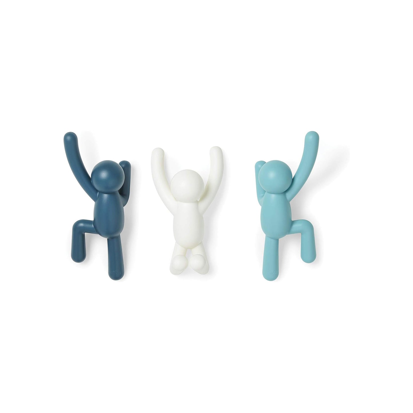 Buddy Hooks (Set of 3) - Blue Dual