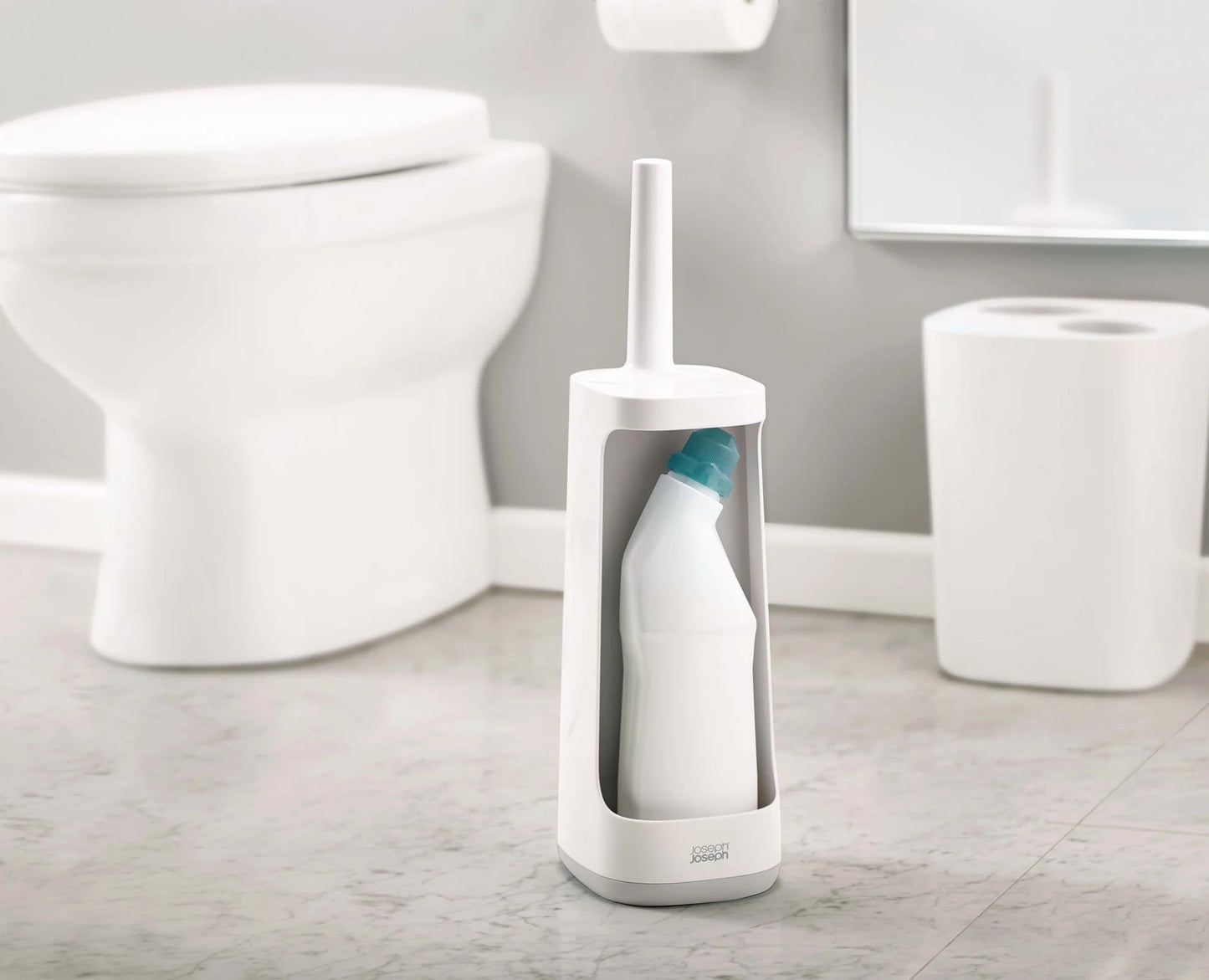 Flex Plus Toilet Brush With Storage Caddy