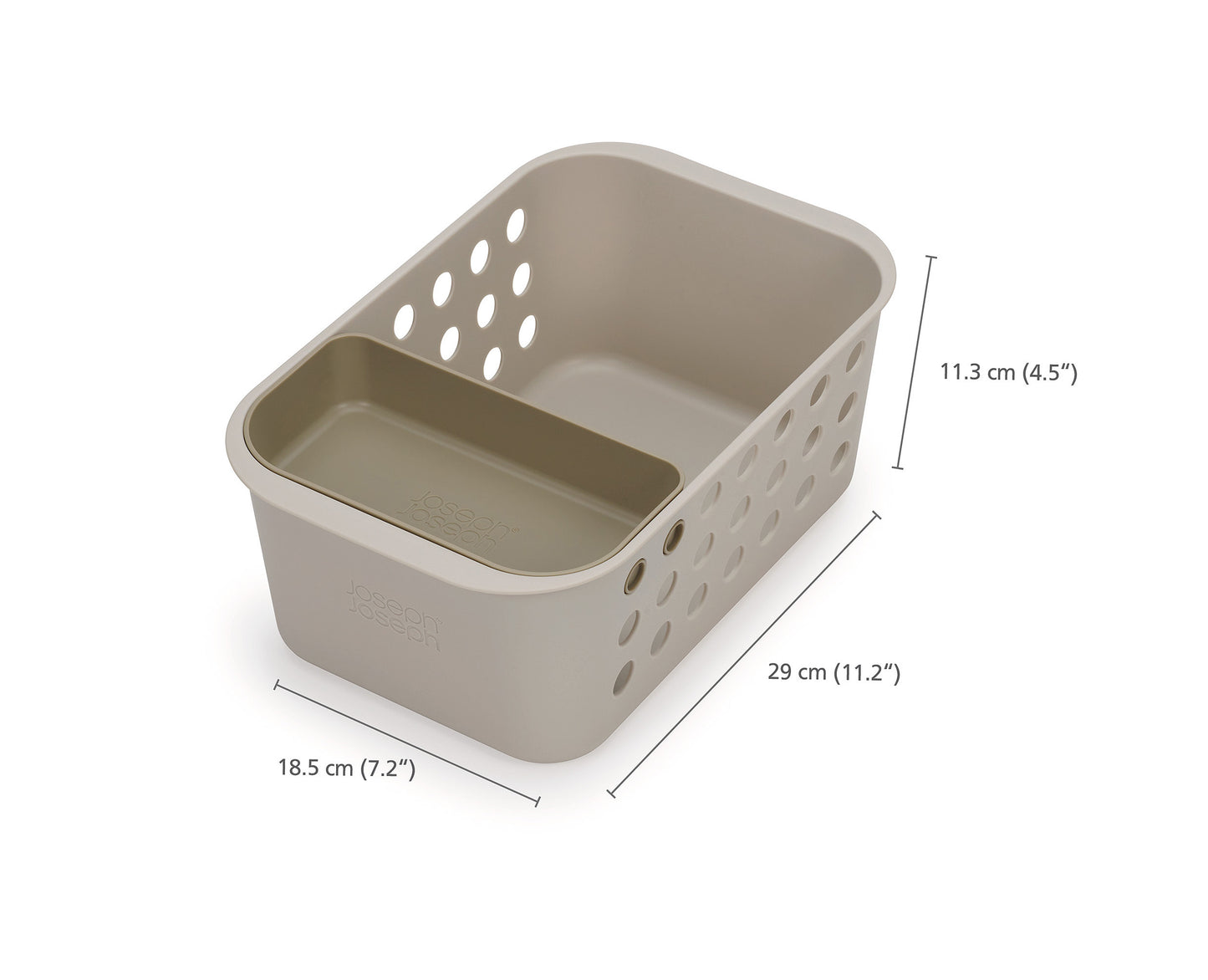 EasyStore Small Storage Basket - Ecru