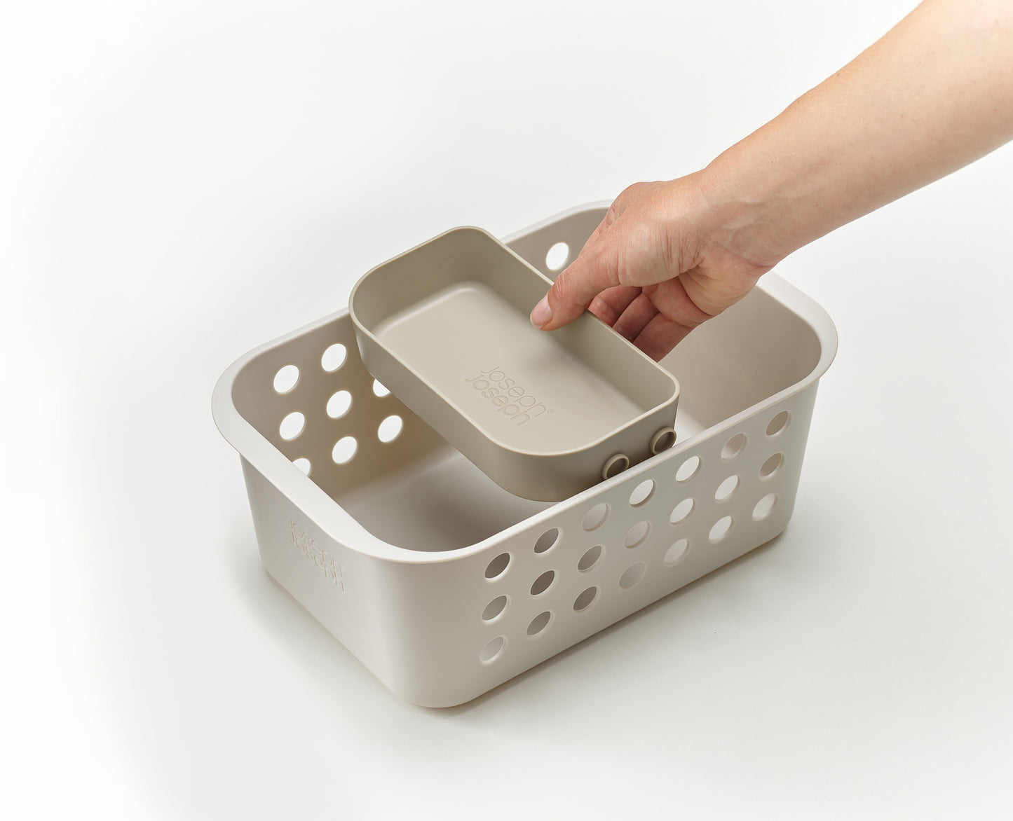 EasyStore Small Storage Basket - Ecru