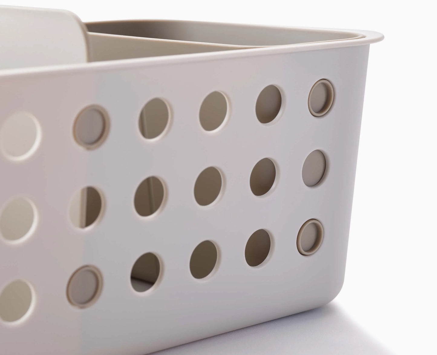 EasyStore Slimline Storage Basket - Ecru