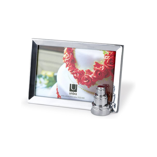 Memoire Cake Frame 4" x 6" - Chrome