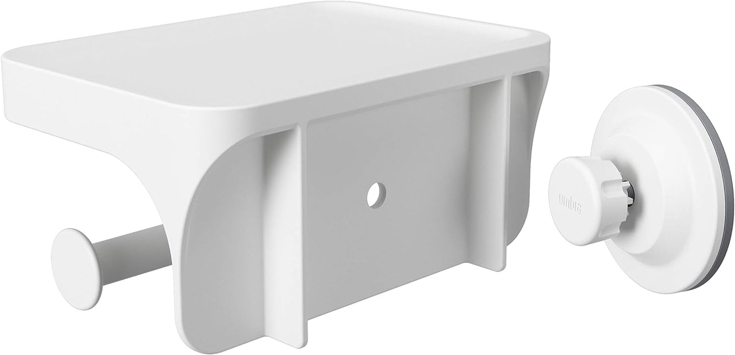 Flex SureLock Towel Paper Holder/Shelf - White