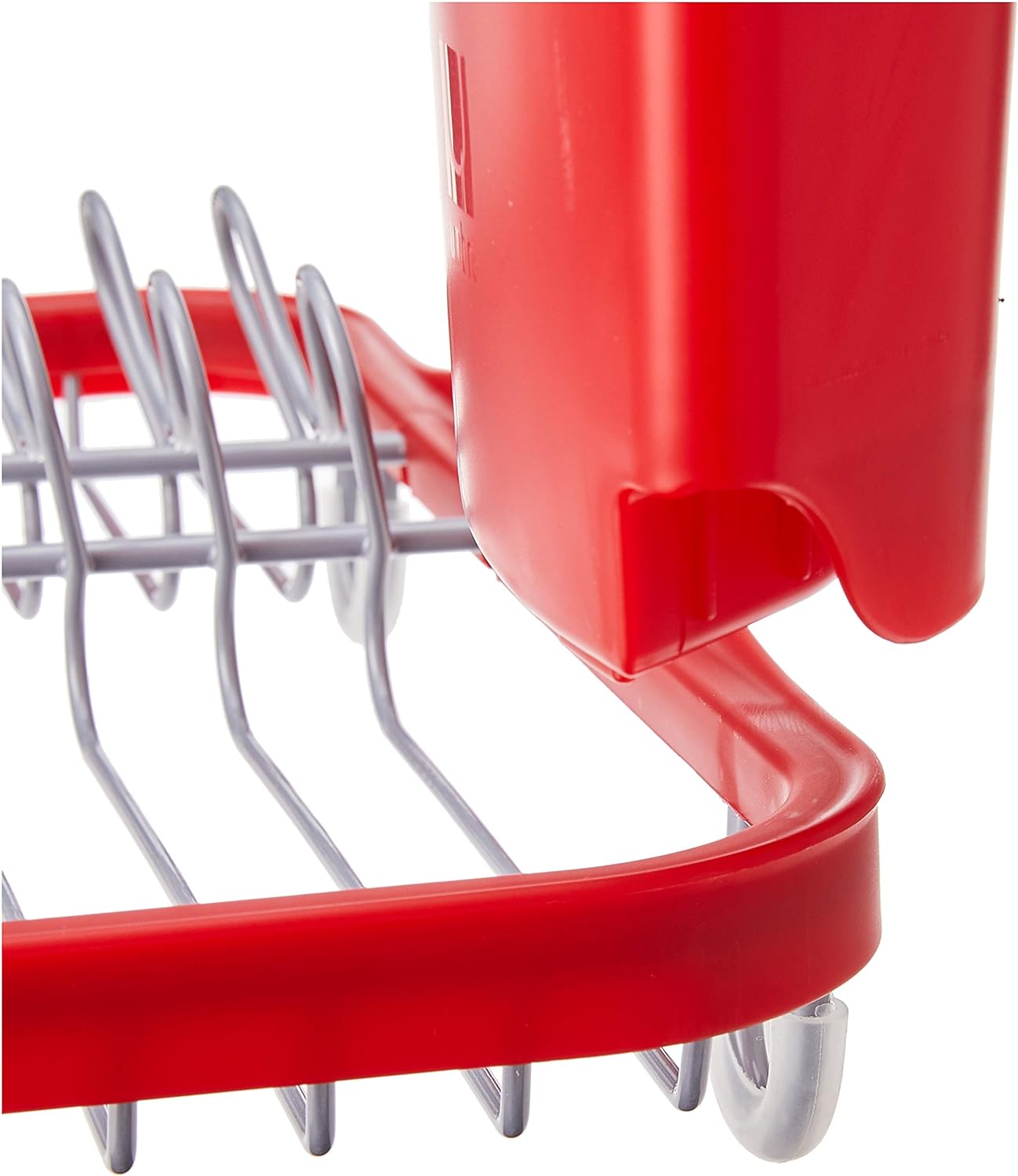 Sinkin Dish Rack - Red/Nickel