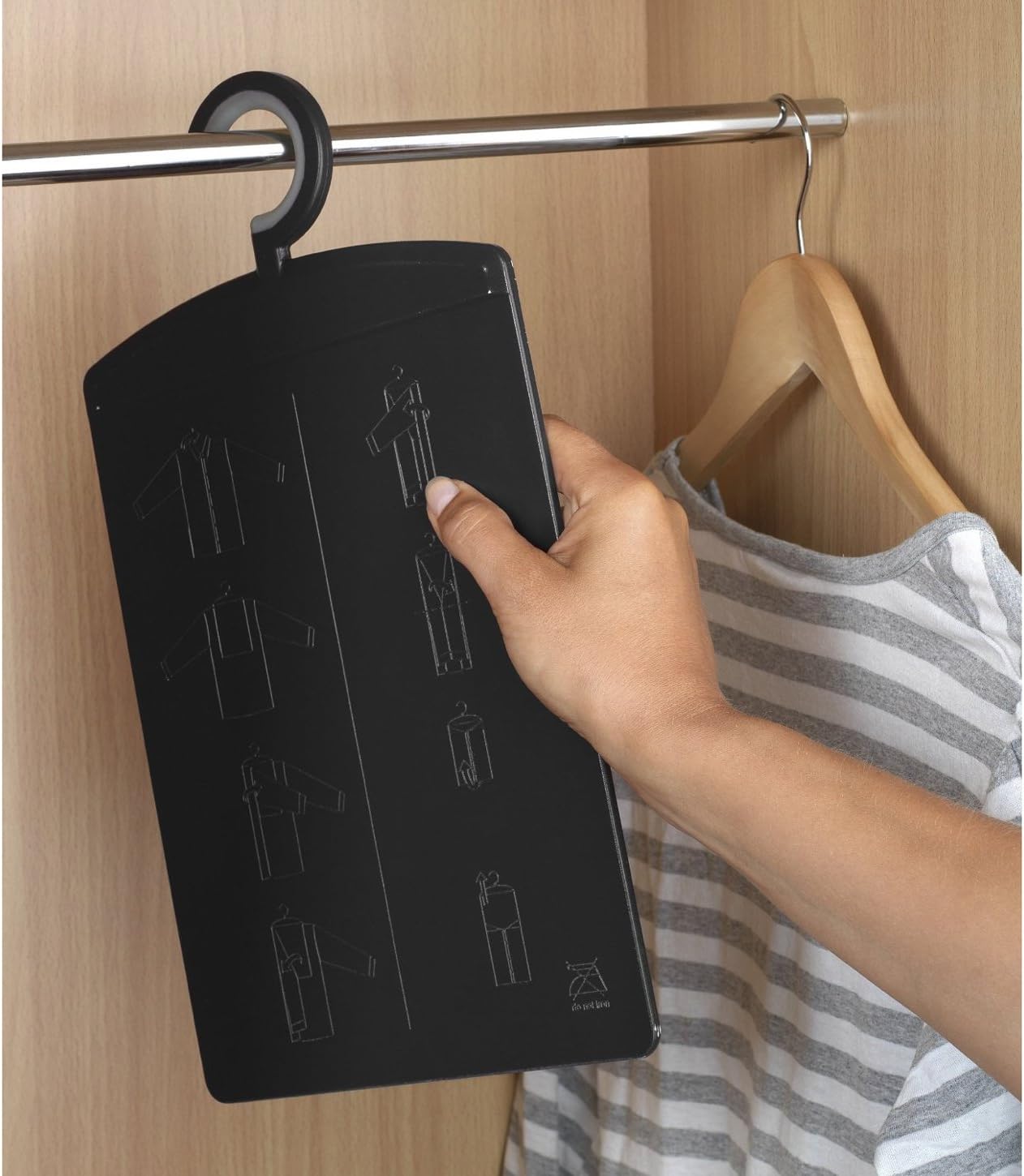 Clothes Folding Board Black