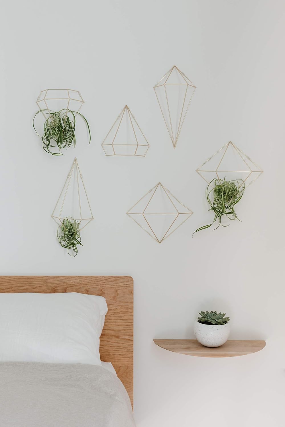 Prisma Wall Decor - Matte Brass (Set of 6)