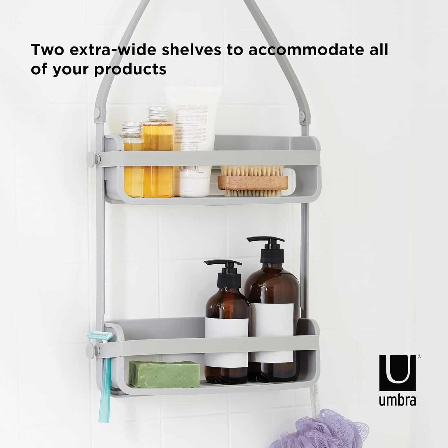 Flex Shower Caddy - Grey