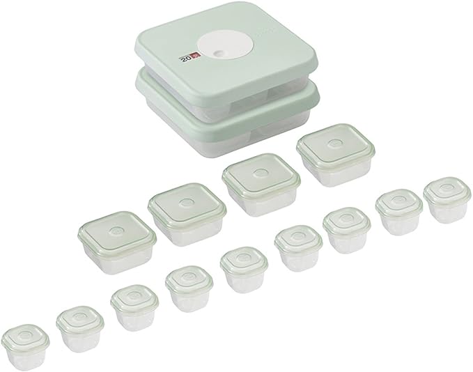 Dial Storage-15Pcs Baby Food Container Set (Stages 1&2)