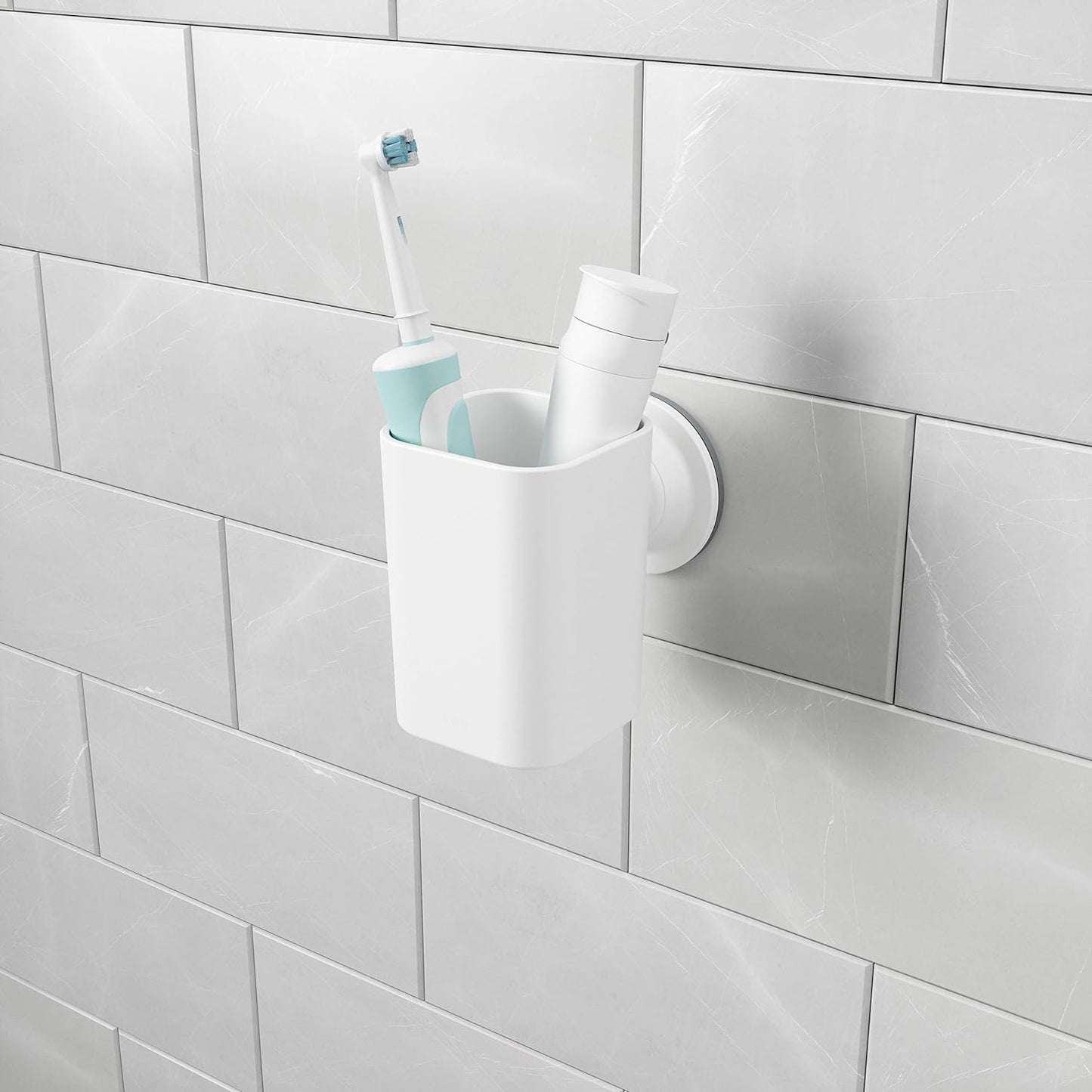 Flex SureLock Toothbrush Holder/Org - White