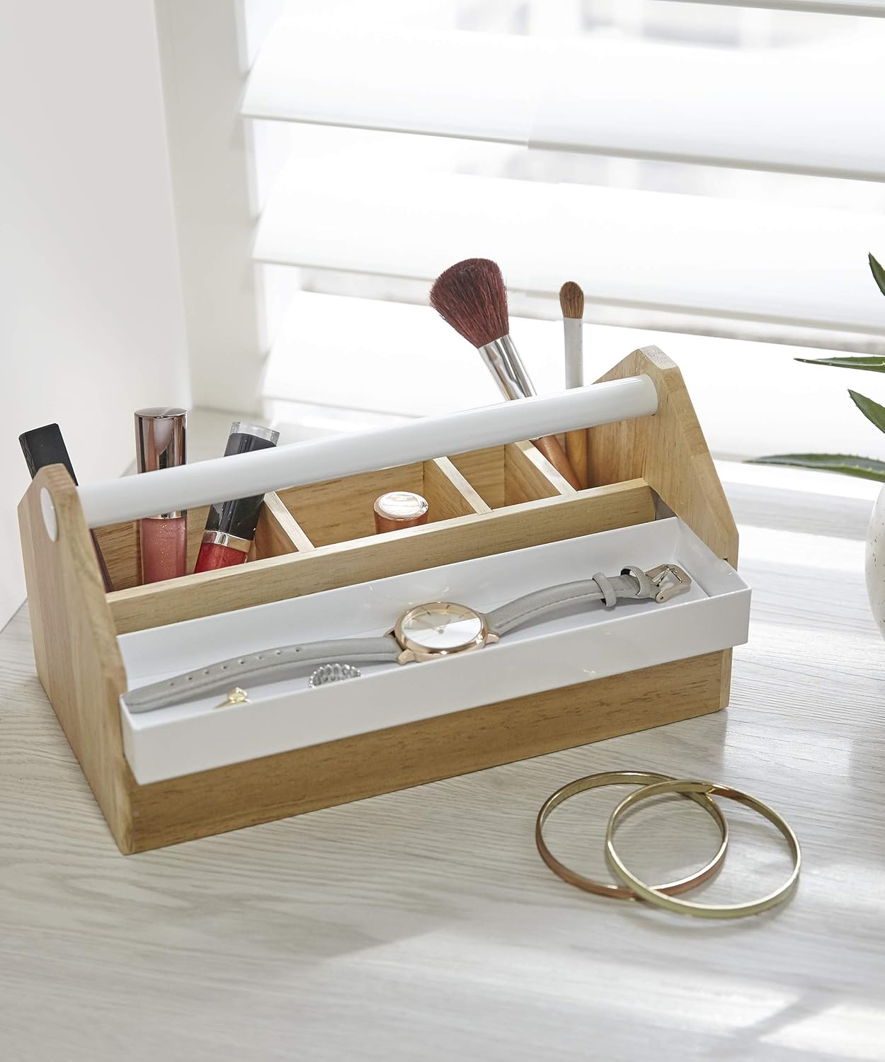 Toto Medium Storage Box - White/Natural