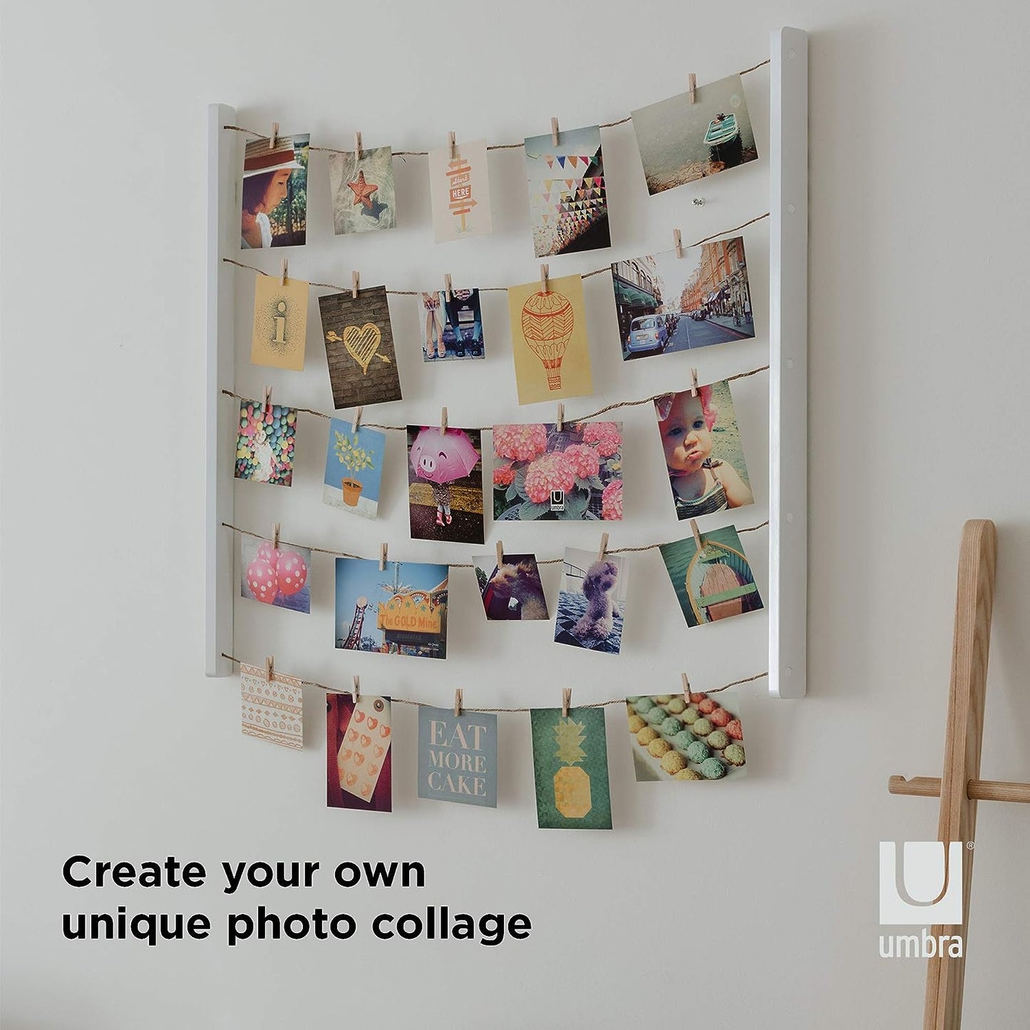 Hangit Photo Display - White