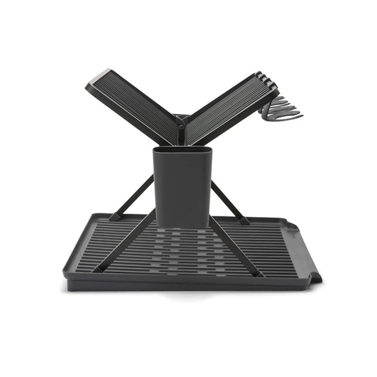 Foldable Dish Drying Rack Large - Dark Grey