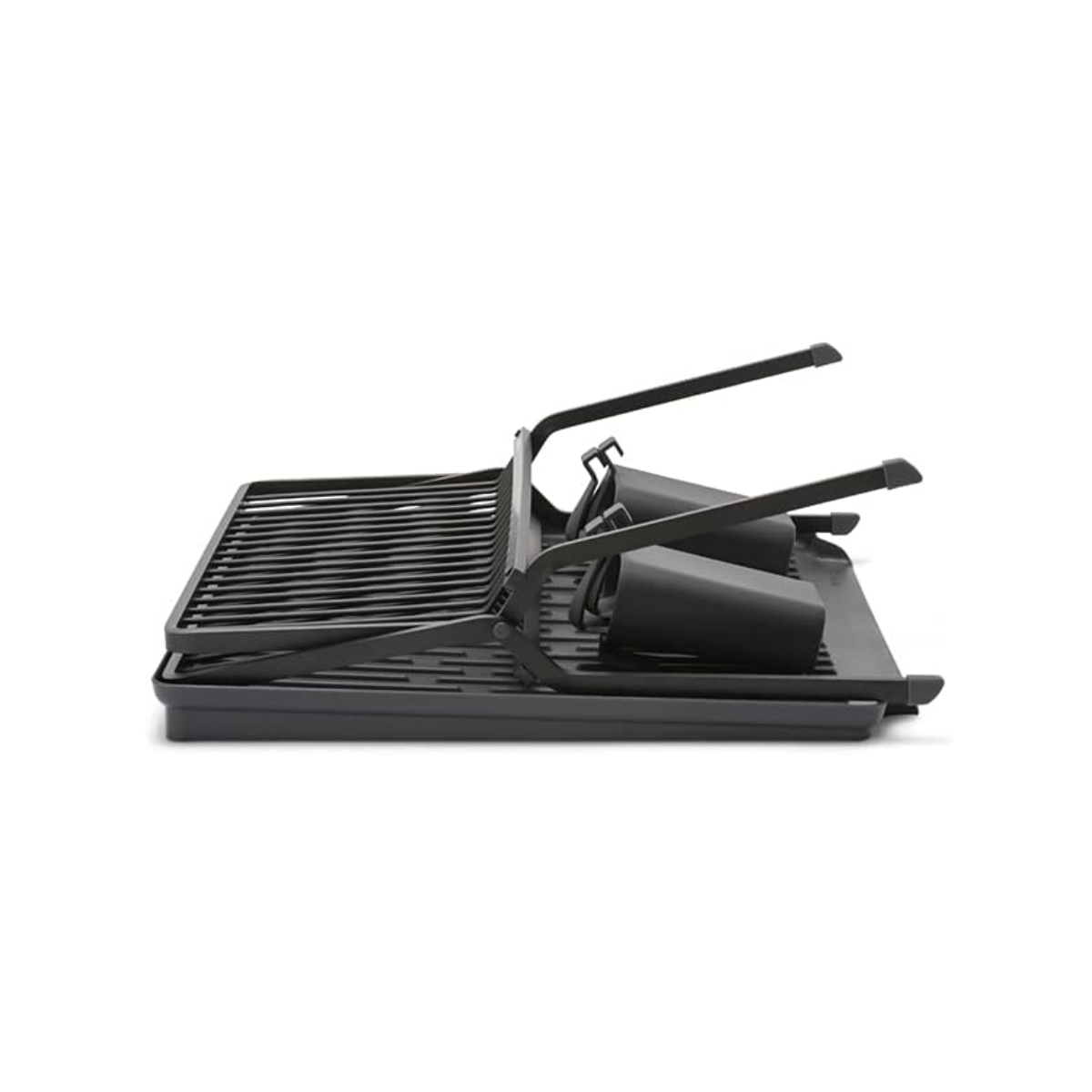 Foldable Dish Drying Rack Large - Dark Grey