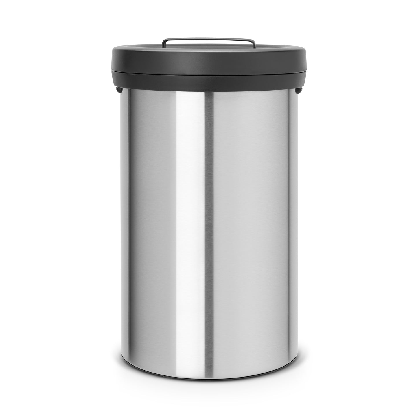 Big Bin 60L - Matt Steel FPP (Fingerprint Proof) Body with Dark Grey Lid