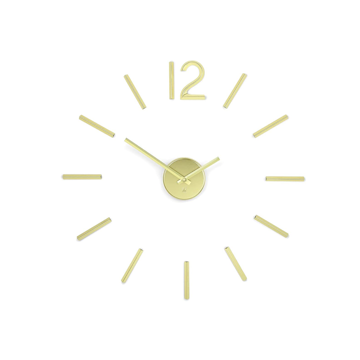 Blink Wall Clock - Brass