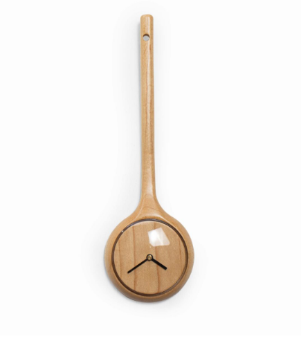 Spoon Clock Natural