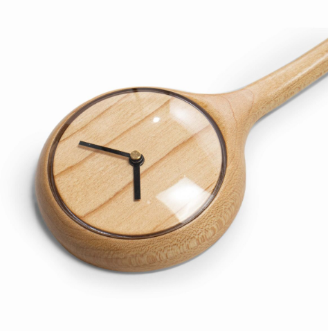 Spoon Clock Natural