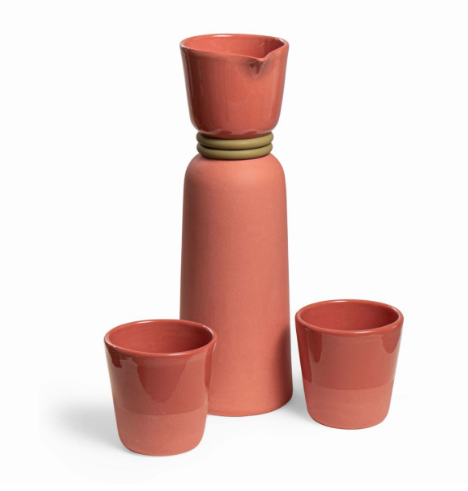 Hot/Cold Carafe Set- Red