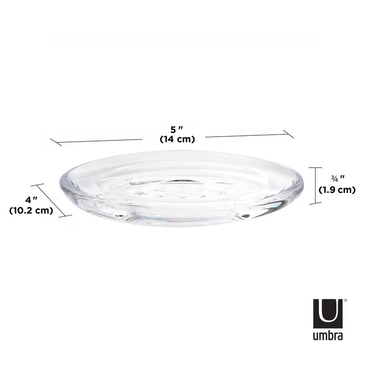 Droplet Soap Dish - Clear