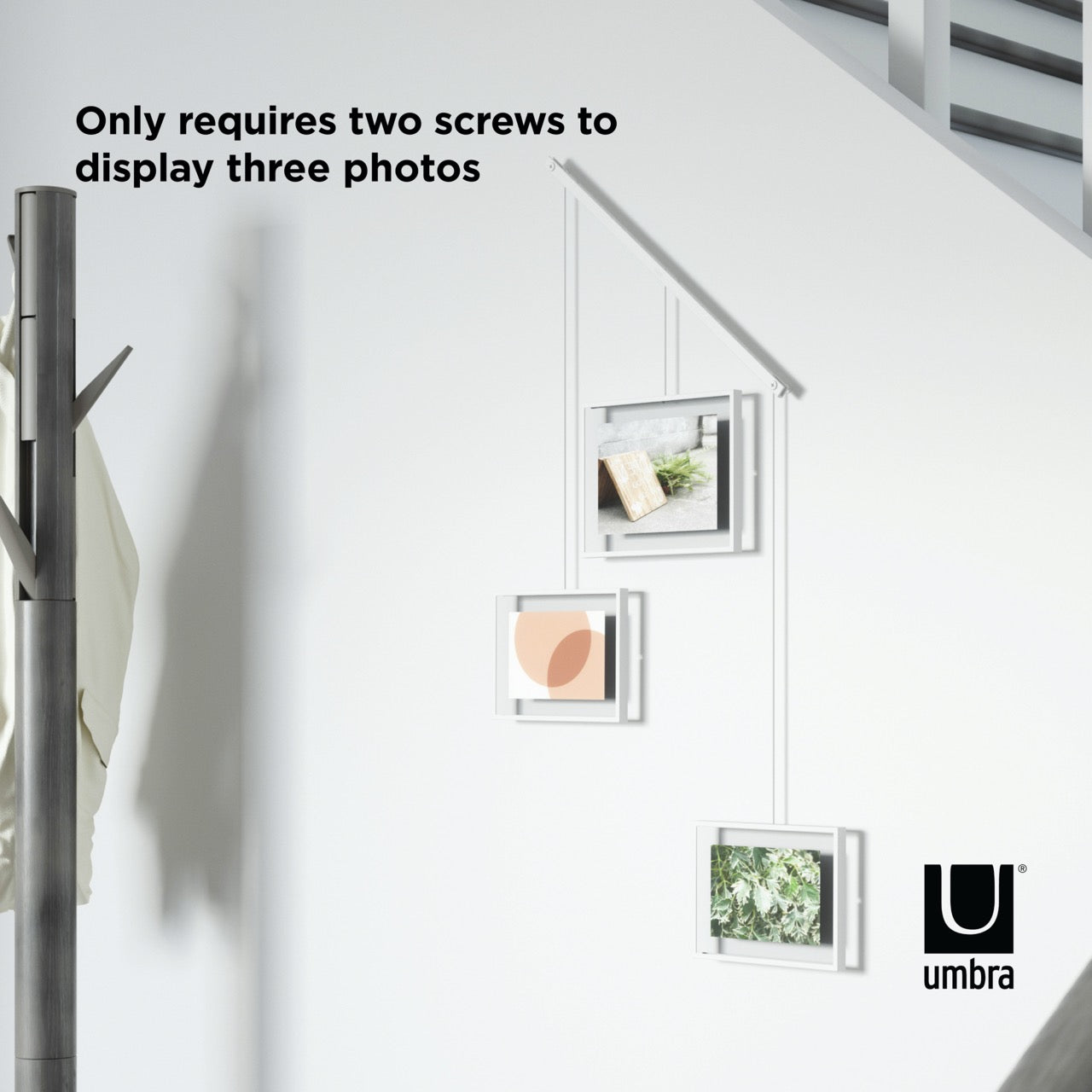 Exhibit Photo Display (Set of 3) - White