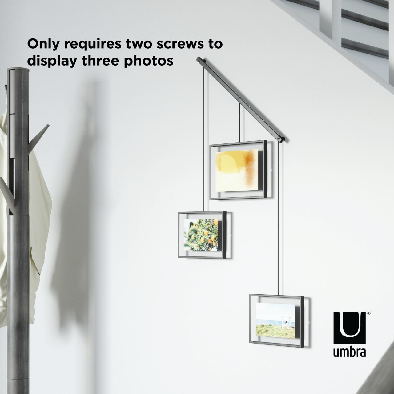 Exhibit Photo Display (Set of 3) - Black