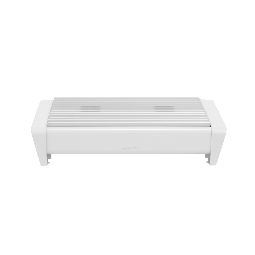 Food Warmer 2 Burners - White/Grey Grille