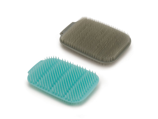 DUO Washing-up Scrubbers (2-pack) - Grey/Mint