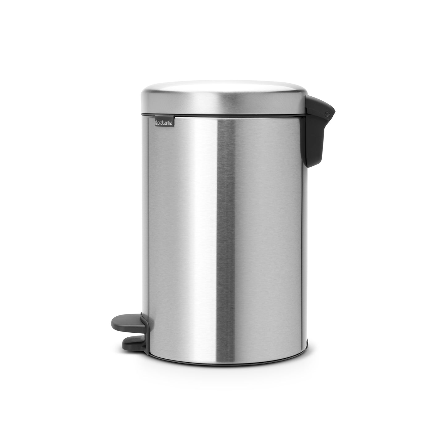 NewIcon Pedal Bin Silent 12 Litre - Matt Steel